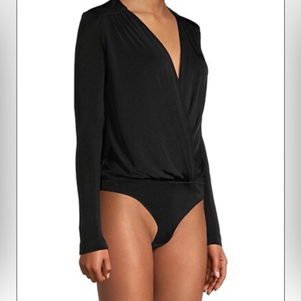 NWT Free People Turnt Surplice-Neck Bodysuit - Size Small. - Picture 5 of 9